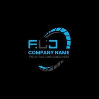 flj lettre logo Créatif conception avec vecteur graphique, flj Facile et moderne logo. flj luxueux alphabet conception