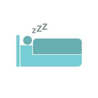 vecteur illustration de moderne icône représentant sommeil