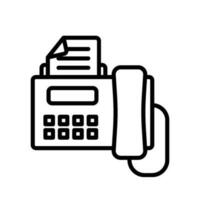 la communication fax signe symbole vecteur