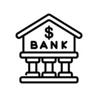 économie banque signe symbole vecteur