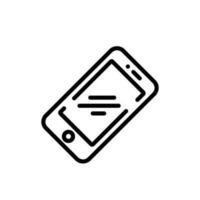 mobile téléphone signe symbole vecteur icône