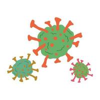 virus organisme, micro-organisme ,bien pour graphique conception ressources, autocollants, impressions, décoratif actifs, affiches, et plus. vecteur