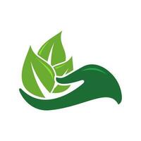 maintenir Naturel verdure symbole écologie concept vecteur