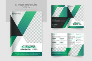 entreprise affaires bifold brochure catalogue conception vecteur