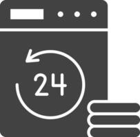 24 heures livraison icône vecteur image. adapté pour mobile applications, la toile applications et impression médias.
