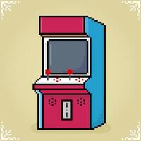 vidéo Jeu machine dans 8 bit pixel art, pour Jeu actifs. vecteur