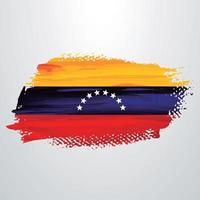 brosse drapeau venezuela vecteur