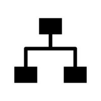 diagramme icône vecteur symbole conception illustration
