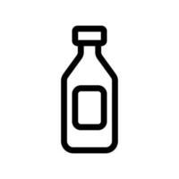de l'alcool icône vecteur symbole conception illustration