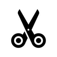 les ciseaux icône vecteur symbole conception illustration