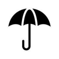 parapluie icône vecteur symbole conception illustration