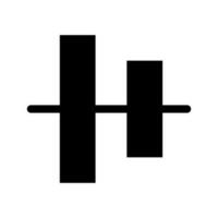 aligner icône vecteur symbole conception illustration