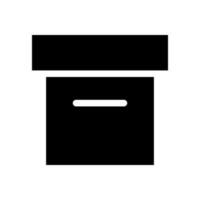 archiver icône vecteur symbole conception illustration