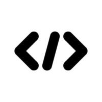 code icône vecteur symbole conception illustration