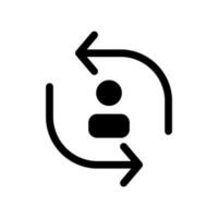 remarketing icône vecteur symbole conception illustration