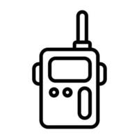 urgence radio vecteur icône