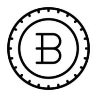 icône de vecteur de crypto-monnaie