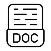 icône de vecteur de document