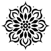 Facile minimaliste mandala vecteur