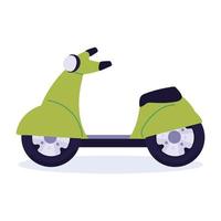 moto électrique écologique vecteur