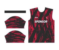 coloré des sports Jersey conception pour sublimation ou football trousse conception pour sublimation vecteur