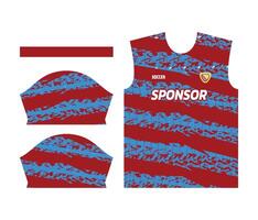 coloré des sports Jersey conception pour sublimation ou football trousse conception pour sublimation vecteur