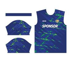 coloré des sports Jersey conception pour sublimation ou football trousse conception pour sublimation vecteur