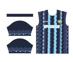 coloré des sports Jersey conception pour sublimation ou football trousse conception pour sublimation vecteur