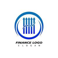 financier logo, conception inspiration vecteur modèle pour affaires