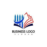 affaires éducation logo. la finance éducation logo conception vecteur