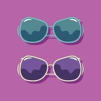 élégant des lunettes de soleil vecteur dessin animé des illustrations