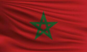 vecteur drapeau de Maroc