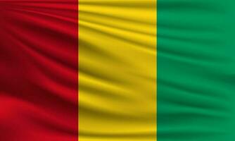vecteur drapeau de Guinée