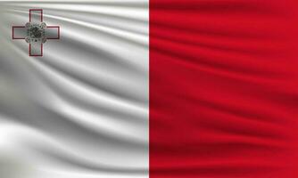 vecteur drapeau de Malte