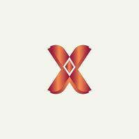 création de logo de lettre x vecteur