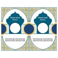 islamique couvertures conception et les frontières conception , échantillon couvertures vecteur