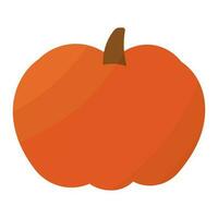 citrouille Orange l'automne nourriture jardin élément icône vecteur