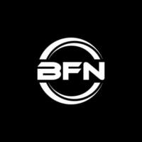bfn lettre logo conception dans illustration. vecteur logo, calligraphie dessins pour logo, affiche, invitation, etc.