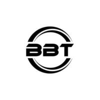 bbt lettre logo conception dans illustration. vecteur logo, calligraphie dessins pour logo, affiche, invitation, etc.