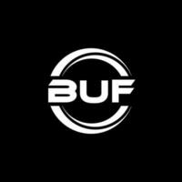 buf lettre logo conception dans illustration. vecteur logo, calligraphie dessins pour logo, affiche, invitation, etc.