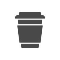 café papier tasse icône conception vecteur