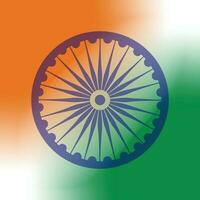 tricolore Indien drapeau thème vecteur illustration