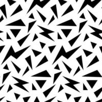 abstrait Contexte avec divers pointu, zigzag, Triangles, foudre et La Flèche motifs. agressif Contexte avec mouvement. impression sur textiles et papier vecteur