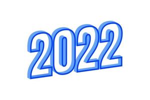 modèle de conception de bonne année 2022. design moderne pour calendrier, invitations, cartes de voeux, dépliants de vacances ou impressions. vecteur