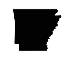 Arkansas ar Etats-Unis carte vecteur