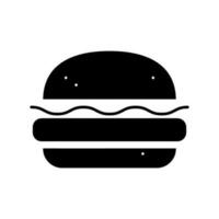 Burger icône vecteur. vite nourriture illustration signe. nourriture symbole. vecteur