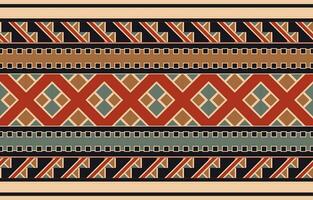 originaire de américain sud-ouest, aztèque, navajo sans couture modèle. tribal noir et blanc géométrique imprimer. ethnique conception fond d'écran, tissu, couverture, textile, tapis, couverture. vecteur