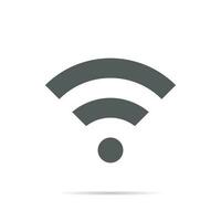 Wifi réseau icône vecteur. sans fil fidélité signal lien symbole concept vecteur