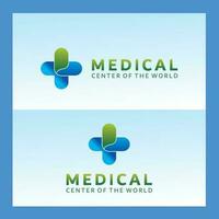 création de logo médical vecteur