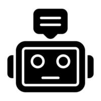 chatbots vecteur icône